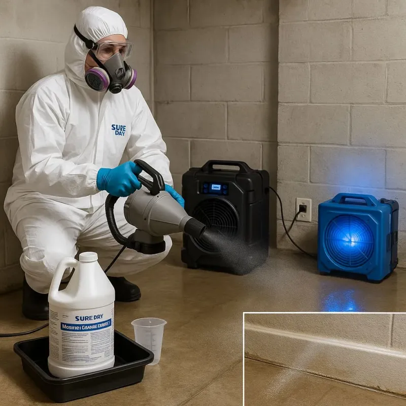 Sanitization and Odor Removal process in Franklin County, VA